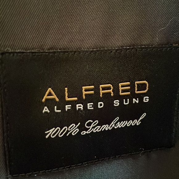 Alfred Sung men vest size 100% lamb wool - Picture 3 of 3